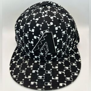 NEW ERA™️ Men's Size 7 3/8 Black/White ARIZONA DIAMONDBACKS Baseball Cap